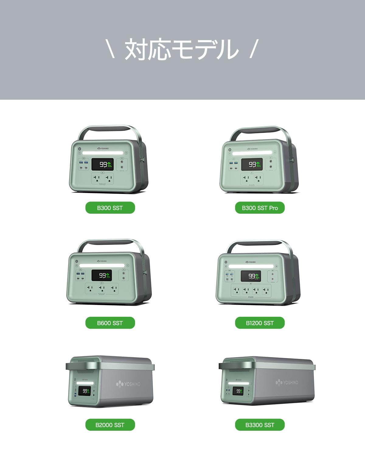 Amazon.co.jp: YOSHINO ヨシノ 固体電池 ポータブル電源 B300 SST B300